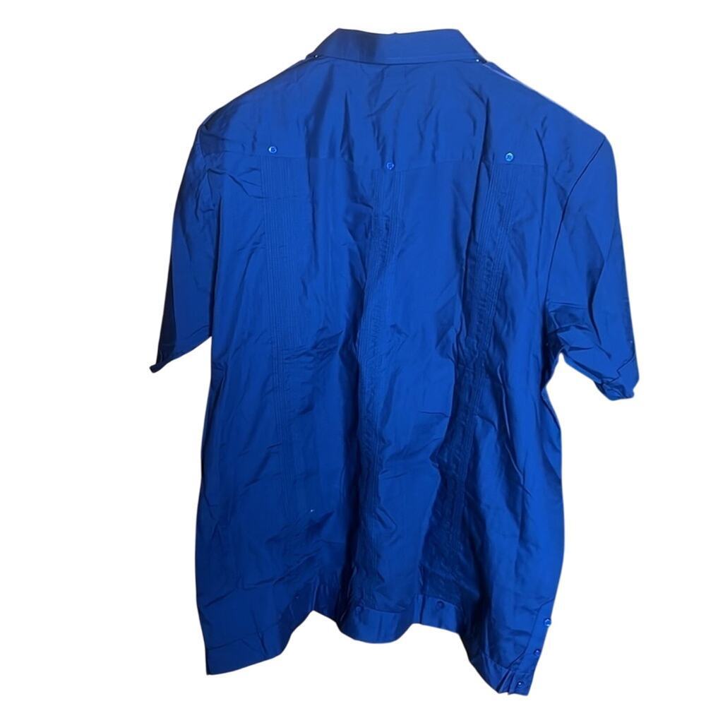 Vintage Supreme Permanent Press Work Shirt Blue Utility Button Down Korea Sz 1X - Picture 4 of 14